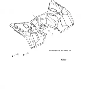 BODY, REAR CAB - A17SXS95FL (100824)