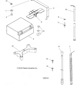 ELECTRICAL, BATTERY - A17SXS95FL (100761)