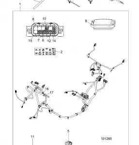 ELECTRICAL, WIRE HARNESS - A18DAE57B2 (101285)