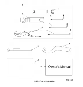 REFERENCES, TOOL KIT and OWNERS MANUAL - A18DAE57B2 (100163)