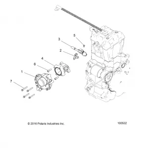 ENGINE, THROTTLE BODY and Топливная система RAIL - A18DAA57F5 (100532)