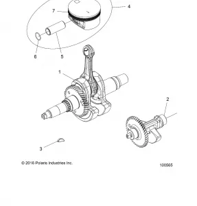 ENGINE, CRANKSHAFT, PISTON and BALANCE SHAFT - A18SEA50B1/B5/SEE50B5/B8/SEG50B8