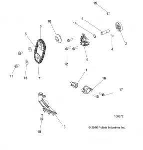 ENGINE, Маслянный насос - A18SEA50B1/B5/SEE50B5/B8/SEG50B8