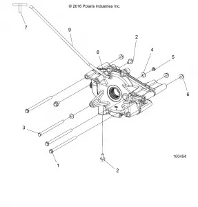 DRIVE TRAIN, REAR GEARCASE MOUNTING - A18S6E57B1