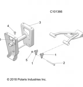 SUSPENSION, SUPPORT, MID - A18S6S57C1/CL