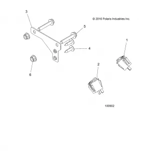 ELECTRICAL, SWITCHES AND AUX POWER PLUG BRACKET - A18SEF57B8