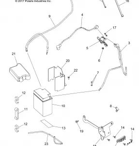 ELECTRICAL, BATTERY - A18SHS57CS/ES (101376)