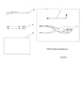 TOOLS, TOOL KIT - A18SHS57FS (101377)