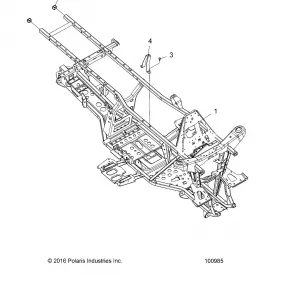 CHASSIS, Рама - A18SWS57C1/C2/E2 (100985)