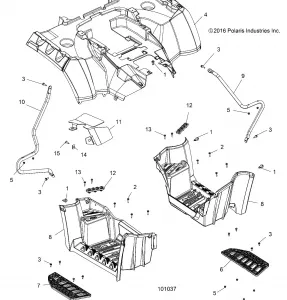 BODY, REAR CAB and FOOTWELL - A18SYE95BU