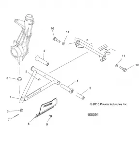 SUSPENSION, A-ARM and STRUT MOUNTING - A18SDA57B7/L7/E57B5/D57LU (100091]