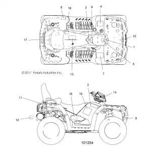 BODY, Наклейки - A18SYE85BB (101254)