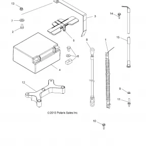 ELECTRICAL, BATTERY - A18SYE85BB (49ATVBATTERY14SPTRG850)