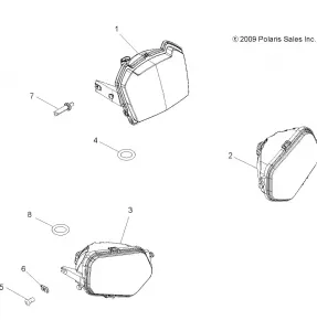 ELECTRICAL, HEADLIGHTS - A18SYE85BB (49ATVHEADLTASM10SPXP550)