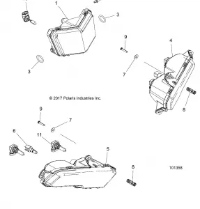 ELECTRICAL, HEADLIGHTS - A18SXE95FR (101358)