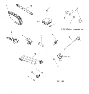 ELECTRICAL, SWITCHES, SENSORS, ECU and CONTROL MODULES - A18SXE95FR (101247)