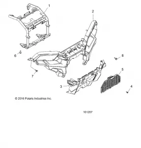 BODY, FRONT BUMPER and MOUNTING - A18SXS95CC/CR/EC/ER (101207)