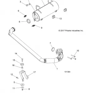 ENGINE, Выхлопная система SYSTEM - A19DAE57A4