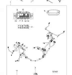 ELECTRICAL, WIRE HARNESS - A19DAE57D5 (101457)