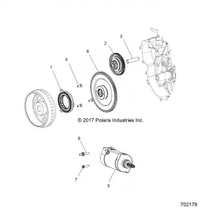 ENGINE, STARTER and DRIVE - A19DCE87AK (49RGRSTARTINGMTR13900XP)