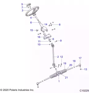 STEERING, STEERING ASM. - A19HZA15A1/A7/B1/B7 (102256)