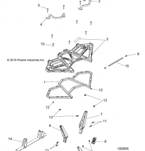 BODY, REAR RACK - A19SVS95FR