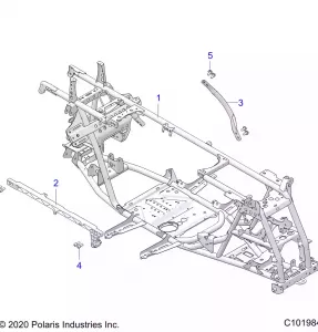 CHASSIS, MAIN Рама - A19SXD95B9/SXE95BN/SXZ95BP (C101984)