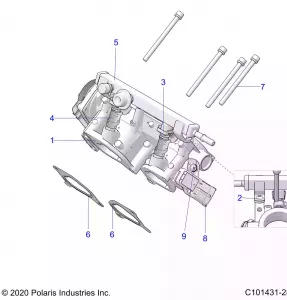 ENGINE, THROTTLE Кузовные детали - A19SXD95B9/SXE95BN/SXZ95BP (C101431-28)