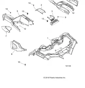 BODY, FRONT CAB - A19SXE95FR (101145)