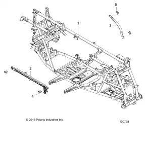 CHASSIS, MAIN Рама - A19SXS95FR (100738)