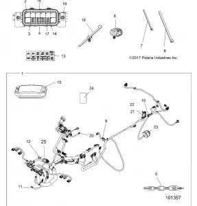 ELECTRICAL, HARNESS - A19SXS95FR (101357)