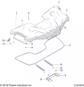 BODY, STORAGE, FRONT - A19S6E57F1/FL