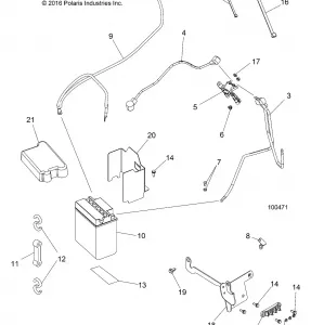 ELECTRICAL, BATTERY - A19S6E57F1/FL