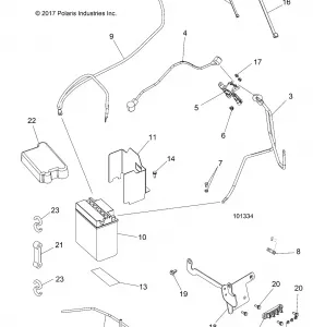 ELECTRICAL, BATTERY - A19SUE57D5 (101334)