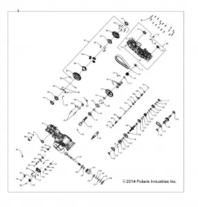 DRIVE TRAIN, MAIN GEARCASE - A19SWE57B1 (49ATVGEARCASE1333274)