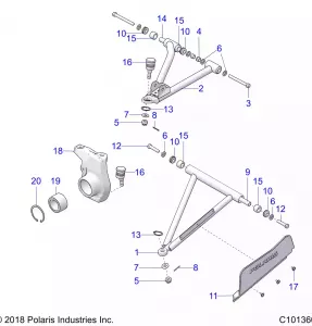 SUSPENSION, FRONT - A19SHS57CP (C101360)