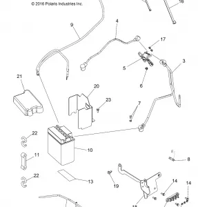 ELECTRICAL, BATTERY - A19SWE57R1 (100724)