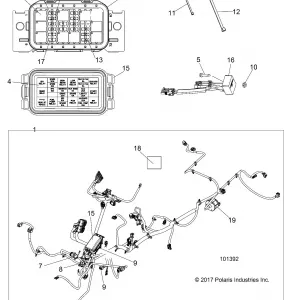 ELECTRICAL, HARNESS - A19SWE57R1 (101392)