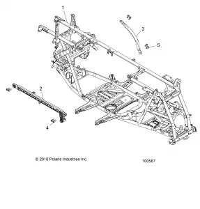 CHASSIS, MAIN Рама - A19SXN85A8