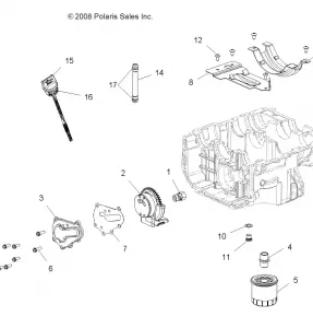 ENGINE, OIL SYSTEM - A19SXN85A8