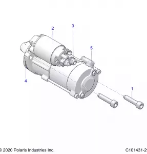 ENGINE, STARTING SYSTEM - A19SXN85A8