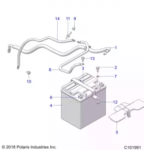 ELECTRICAL, BATTERY - A19SXA85B1/B4/SXE85BC/B9/ZBJ (C101991)