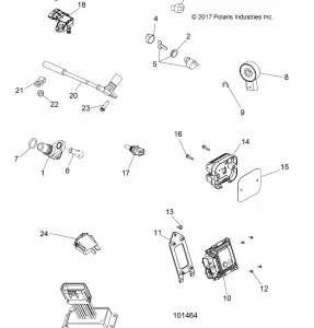 ELECTRICAL, SWITCHES, SENSORS and ECM - A19SDE57F1/SDA57F1