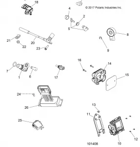 ELECTRICAL, SWITCHES, SENSORS and ECM - A19SDS57P5