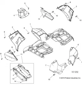 BODY, FRONT CAB - A19SYS95CH (101232)