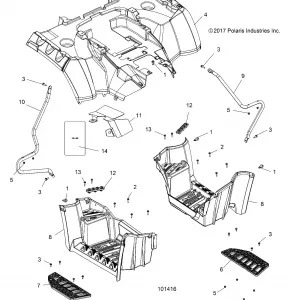 BODY, REAR CAB and FOOTWELL - A19SYS95CH