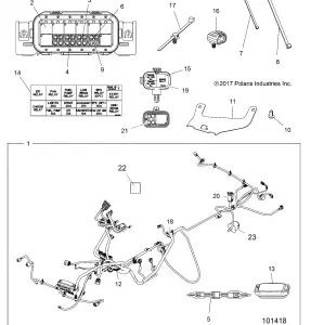 ELECTRICAL, HARNESS - A19SYS95CH (101418)