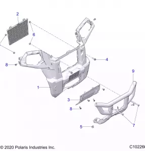 BODY, FRONT BUMPER - A20SVE95KR (C102266)