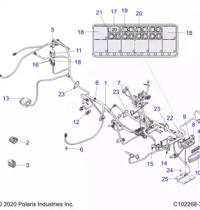 ELECTRICAL, HARNESS - A20SVE95KR (C102268-3)