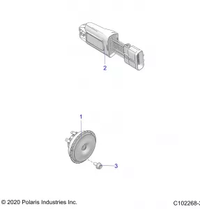 ELECTRICAL, HORN and FLASH MODULE - A20SVE95KR (C102268-3)